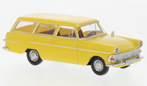 Brekina 20136 - Opel Rekord PII Caravan, yellow