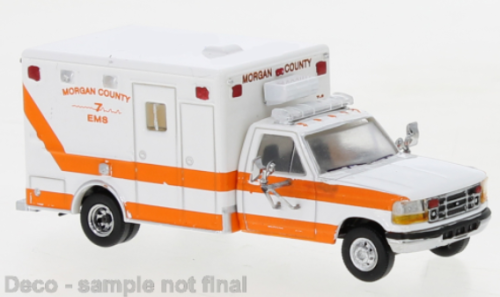 PCX870363 - Ford F 350 Horton Ambulance, white / orange, Morgan County, 1997