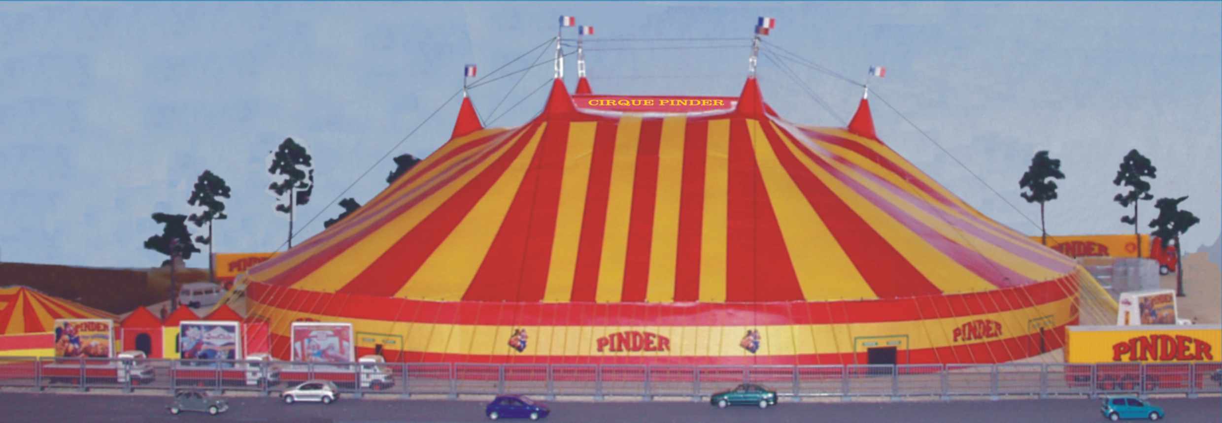 Coffret du Cirque Pinder Chapiteau de paris SAI 290 - HO : 1/87