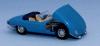 Wiking 081707 - Jaguar type E roadster, bleu, 1961