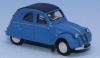 SAI 6003 - Citroën 2 CV AZLP 1958, bleu glacier, capote fermée bleu foncé et sièges bleus