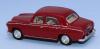 SAI 6208 - Peugeot 403 8cv, rouge rubis, avec caravane Eriba ivoire