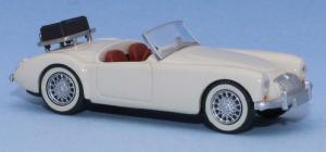 Wiking 081805 - MG A Roadster, blanc perle, 1955