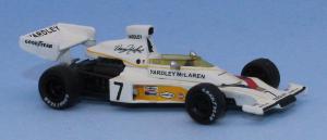 Brekina 22954 - McLaren Yardley M23 Formule 1, numéro 7, Denni Hulme, 1973