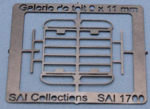 SAI 1700 - Galerie de toit pour voiture (11 x 9 mm)