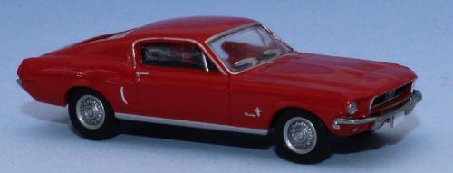 Brekina 19602 - Ford Mustang Fastback 1968, rouge