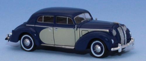 Brekina 20453 - Opel Admiral, bleu foncé / beige clair, 1938