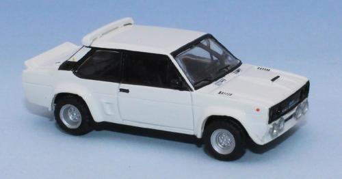 Brekina 22650 - Fiat 131 Abarth, blanche, 1975
