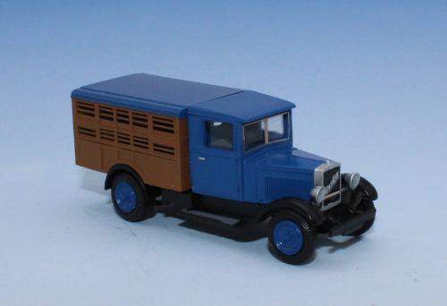 SAI 4866 - Camion Berliet VSA, bétaillère, bleue
