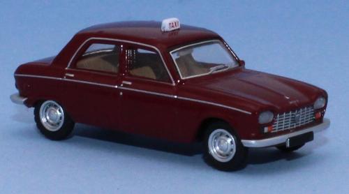 SAI 6261 - Peugeot 204 berline 1968, rouge bordeaux, taxi