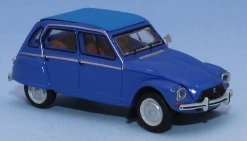 SAI 7611 - Citroën Dyane 6, capote fermée, bleu myosotis, 1968