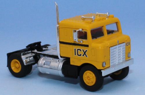 Brekina 85953 - Tracteur Kenworth Bullnose, jaune, ICX, 1950