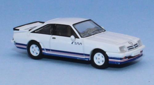 PCX870643 - Opel Manta B i200, blanc / bandes bleues, 1984