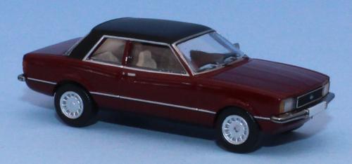 PCX870658 - Ford Taunus TC2 coupé, rouge foncé métallisé / noir mat, 1976
