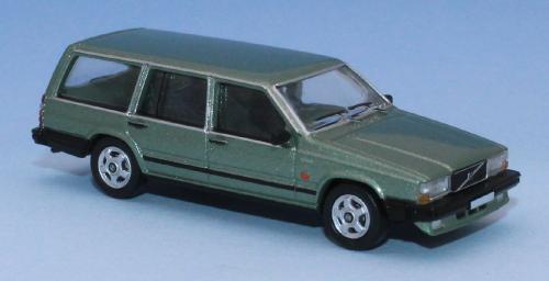PCX870667 - Volvo 740 break, vert clair métallisé, 1985