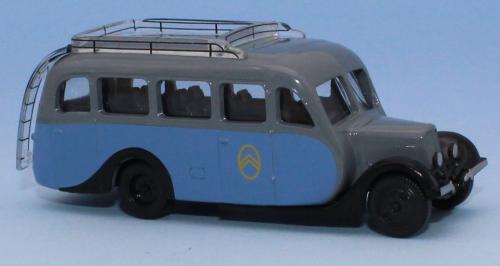 Norev AMC0191099GB - Autocar Citroën U23, gris / bleu, 1947