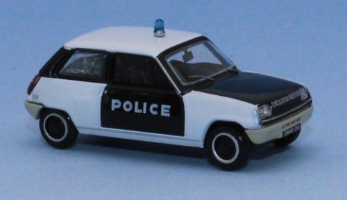 REE CB144 - Renault 5 TL 3 portes, Police pie
