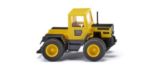 Wiking 038597 - Tracteur agricole Mercedes MB Trac, jaune et noir