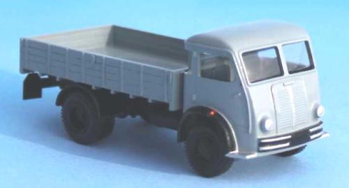 SAI 4942 - Camion Berliet GLB5 R à plateau et ridelles gris