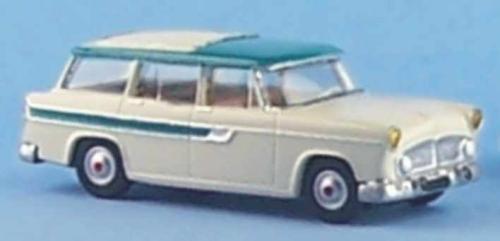 SAI 3491 - Simca Marly 1958 blanc perle et bleu canard
