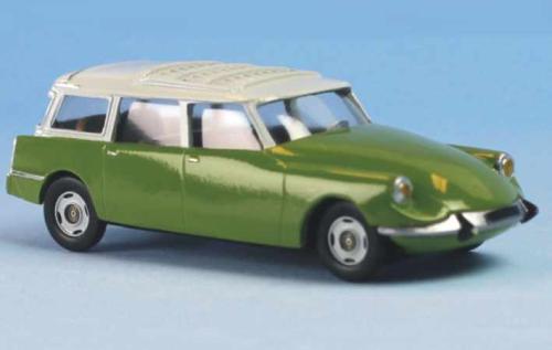 SAI 3107 - Citroën ID 19 break 1959 vert, toit gris clair