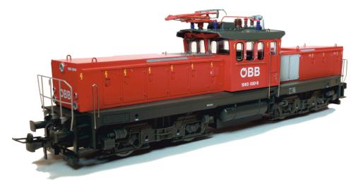 Jägerndorfer 26090 - Locomotive électrique ÖBB 1063.036, rouge, époque VI