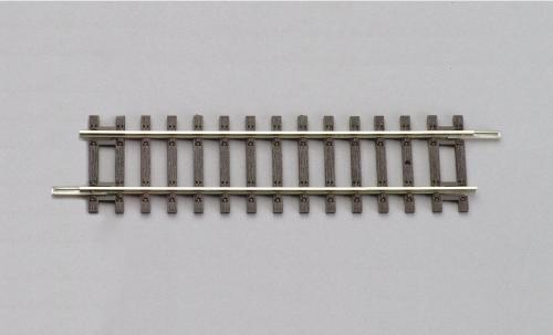 PIKO 55203 - Rail droit traverses bois, longueur 115 mm