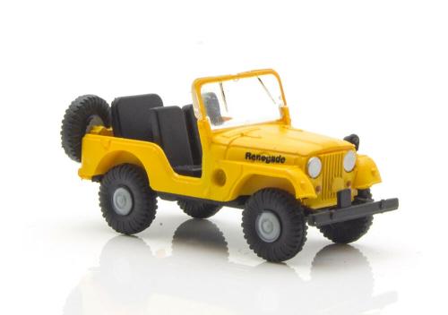 Brekina 58905 - Jeep CJ-3 A Universal, jaune