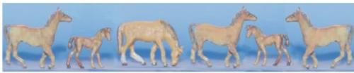 SAI 5910 - 8 chevaux à peindre, échelle N