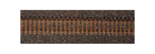Tillig 86507 - Semelle de ballast brun foncé, pour rail flexible traverses métalliques longueur 950 mm (85136)