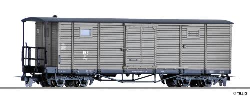 Tillig 05942 - Wagon couvert à bogies gris, NKB, ép. III