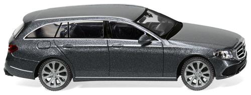 Wiking 022709 - Mercedes Benz, classe E, break, gris foncé métallisé