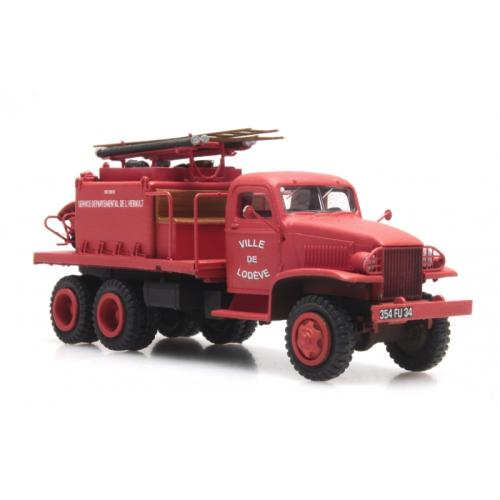 REE CB082 - GMC Pompiers feux de forêts, cabine tôlée, Lodève