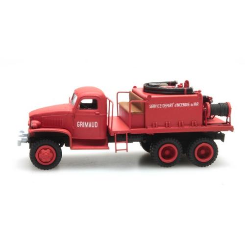 REE CB081 - GMC Pompiers feux de forêts, cabine tôlée, Grimaud