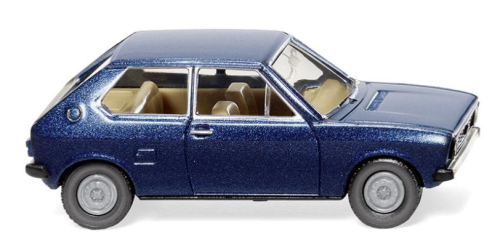 Wiking 003645 - VW Polo 1, bleu métallisé