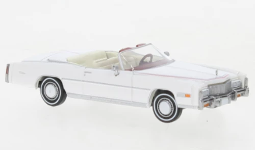 Brekina 19751 - Cadillac Eldorado cabriolet 1976, blanc
