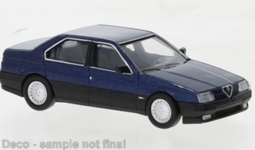 PCX870435 - Alfa Roméo 164, bleu foncé métallisé, 1988