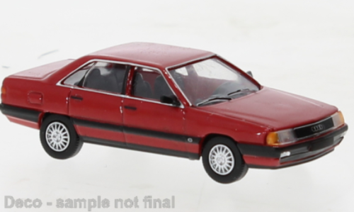 PCX870437 - Audi 100 C3, rouge, 1982