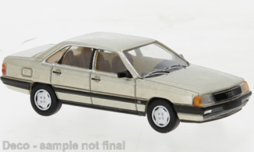 PCX870438 - Audi 100 C3, beige métallisé, 1982